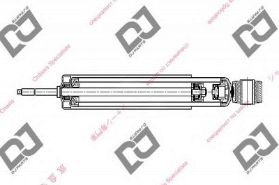 DJ PARTS ds1557gt -  Амортизатор